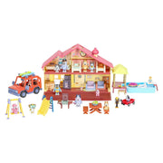 Ultimate 4-in-1 Mega Playset — House, Pool, Park & Family Car Combo