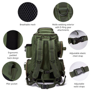 All-Purpose Fishing Bag - Spacious + Rain Cover