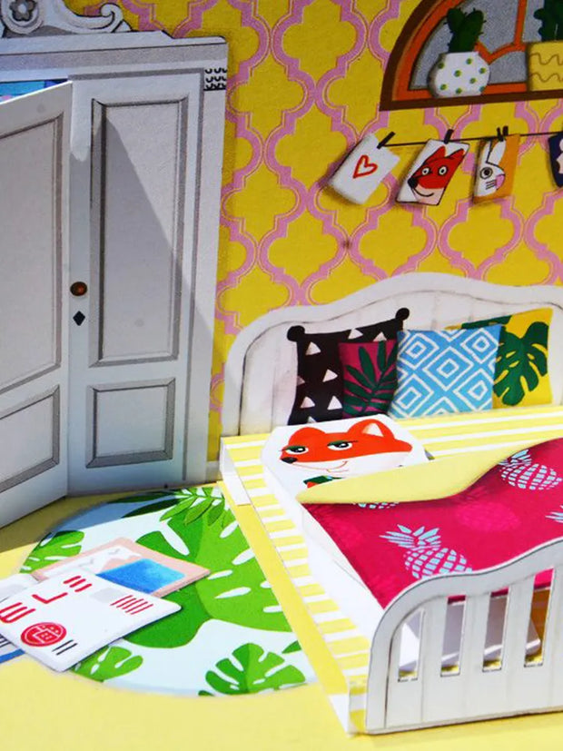 ✨Creative Pop-Up Playbook-Expandable Fairy-Tale House🏠