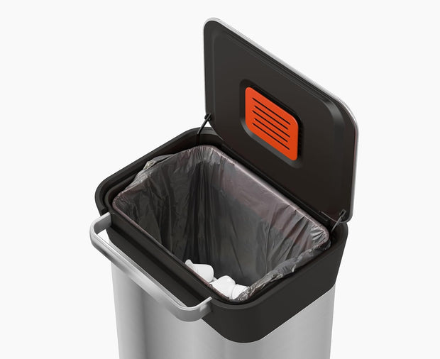 🗑30L Manual Compaction Trash Bin｜More Capacity, Less Hassle