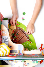 ✨Creative Pop-Up Playbook-Expandable Fairy-Tale House🏠