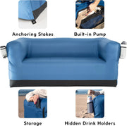 Inflatable Loveseat Sofa — Portable, Durable, and Perfect for Indoor & Outdoor Comfort