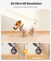 Interactive Pet Camera – Treat Tossing, Auto-Tracking & Two-Way Audio