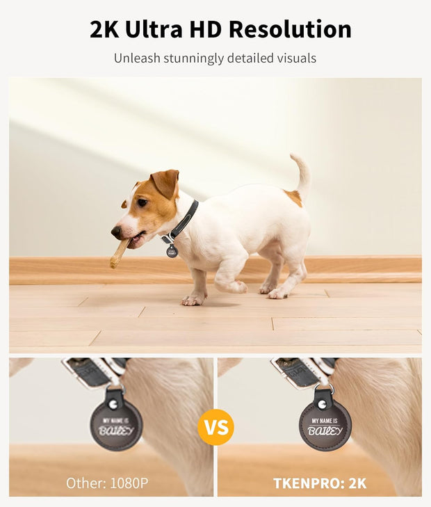Interactive Pet Camera – Treat Tossing, Auto-Tracking & Two-Way Audio