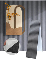 Luxury Wood-Texture Wall Panels｜Self-Adhesive, Sound-Reducing, Fits Curved Surfaces