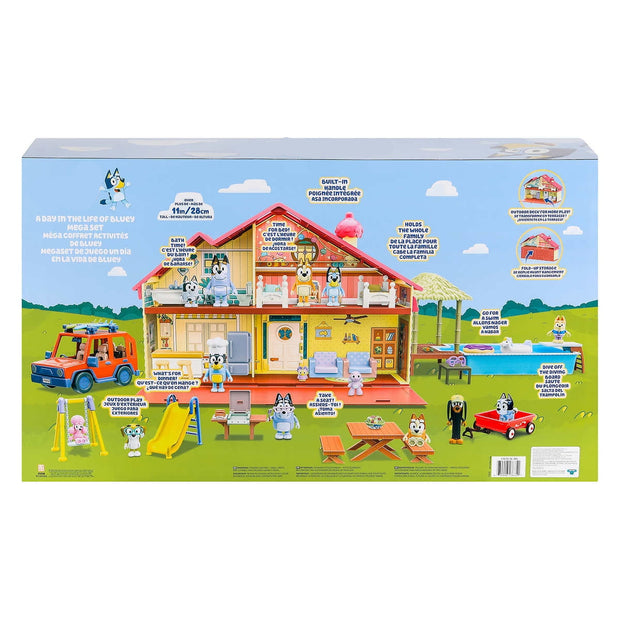 Ultimate 4-in-1 Mega Playset — House, Pool, Park & Family Car Combo
