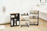 Multi-Tier Rolling Storage Rack