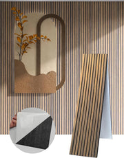 Luxury Wood-Texture Wall Panels｜Self-Adhesive, Sound-Reducing, Fits Curved Surfaces