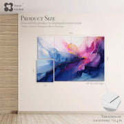 Acoustical Wall Panels, 6-Piece 23.62 X 23.62 Inches Art Acoustic Panels, Decorative Acoustic Panels, Acoustic Wall Panels, Sound Absorbing Wall Art, Arcadian Vortex