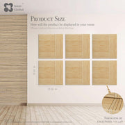 Acoustical Wall Panels, 6-Piece 23.62 X 23.62 Inches Art Acoustic Panels, Decorative Acoustic Panels, Acoustic Wall Panels, Sound Absorbing Wall Art, Arcadian Vortex