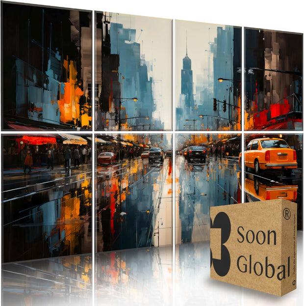 Acoustical Wall Panels, 6-Piece 23.62 X 23.62 Inches Art Acoustic Panels, Decorative Acoustic Panels, Acoustic Wall Panels, Sound Absorbing Wall Art, Arcadian Vortex