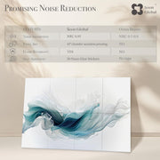 Acoustical Wall Panels, 6-Piece 23.62 X 23.62 Inches Art Acoustic Panels, Decorative Acoustic Panels, Acoustic Wall Panels, Sound Absorbing Wall Art, Arcadian Vortex