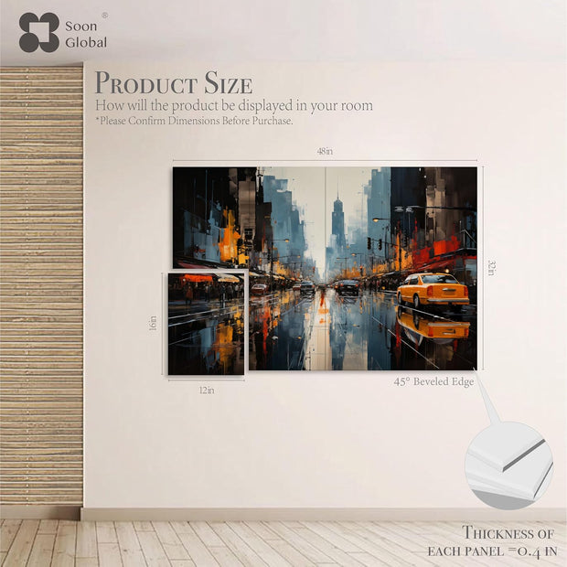 Acoustical Wall Panels, 6-Piece 23.62 X 23.62 Inches Art Acoustic Panels, Decorative Acoustic Panels, Acoustic Wall Panels, Sound Absorbing Wall Art, Arcadian Vortex