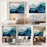 Acoustical Wall Panels, 6-Piece 23.62 X 23.62 Inches Art Acoustic Panels, Decorative Acoustic Panels, Acoustic Wall Panels, Sound Absorbing Wall Art, Arcadian Vortex