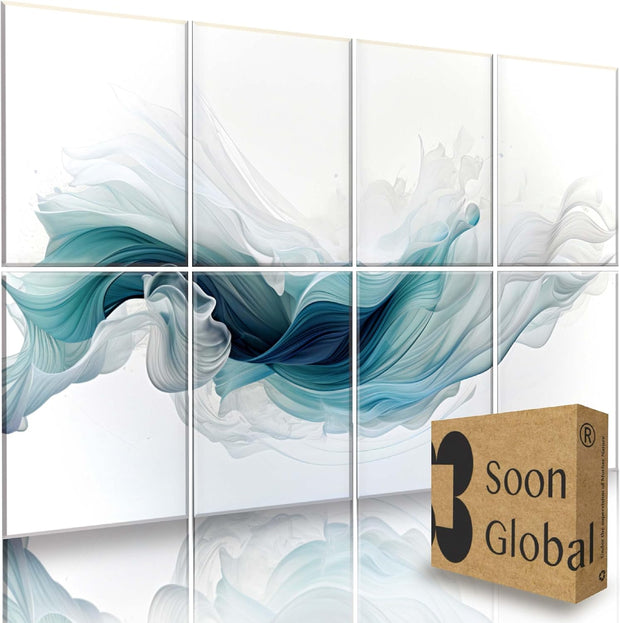 Acoustical Wall Panels, 6-Piece 23.62 X 23.62 Inches Art Acoustic Panels, Decorative Acoustic Panels, Acoustic Wall Panels, Sound Absorbing Wall Art, Arcadian Vortex