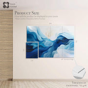 Acoustical Wall Panels, 6-Piece 23.62 X 23.62 Inches Art Acoustic Panels, Decorative Acoustic Panels, Acoustic Wall Panels, Sound Absorbing Wall Art, Arcadian Vortex