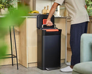 🗑30L Manual Compaction Trash Bin｜More Capacity, Less Hassle