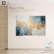 Acoustical Wall Panels, 6-Piece 23.62 X 23.62 Inches Art Acoustic Panels, Decorative Acoustic Panels, Acoustic Wall Panels, Sound Absorbing Wall Art, Arcadian Vortex