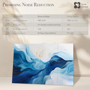 Acoustical Wall Panels, 6-Piece 23.62 X 23.62 Inches Art Acoustic Panels, Decorative Acoustic Panels, Acoustic Wall Panels, Sound Absorbing Wall Art, Arcadian Vortex