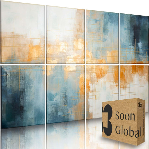 Acoustical Wall Panels, 6-Piece 23.62 X 23.62 Inches Art Acoustic Panels, Decorative Acoustic Panels, Acoustic Wall Panels, Sound Absorbing Wall Art, Arcadian Vortex