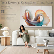 Acoustical Wall Panels, 6-Piece 23.62 X 23.62 Inches Art Acoustic Panels, Decorative Acoustic Panels, Acoustic Wall Panels, Sound Absorbing Wall Art, Arcadian Vortex