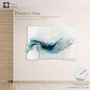 Acoustical Wall Panels, 6-Piece 23.62 X 23.62 Inches Art Acoustic Panels, Decorative Acoustic Panels, Acoustic Wall Panels, Sound Absorbing Wall Art, Arcadian Vortex