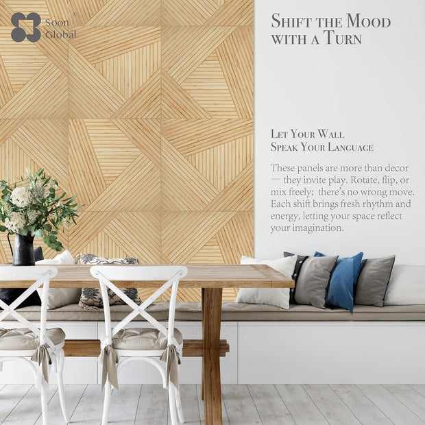 Acoustical Wall Panels, 6-Piece 23.62 X 23.62 Inches Art Acoustic Panels, Decorative Acoustic Panels, Acoustic Wall Panels, Sound Absorbing Wall Art, Arcadian Vortex