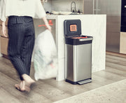 🗑30L Manual Compaction Trash Bin｜More Capacity, Less Hassle