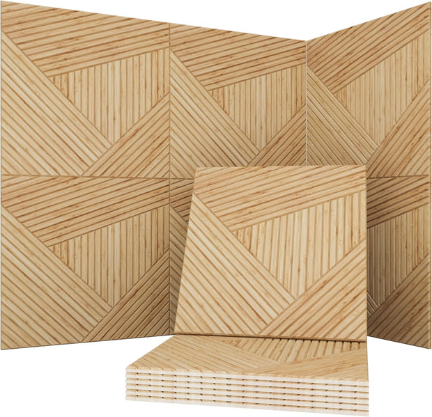 Acoustical Wall Panels, 6-Piece 23.62 X 23.62 Inches Art Acoustic Panels, Decorative Acoustic Panels, Acoustic Wall Panels, Sound Absorbing Wall Art, Arcadian Vortex