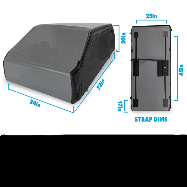 Inflatable Roof Box: 3-Min Setup, Fits All Vehicles