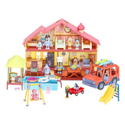 Ultimate 4-in-1 Mega Playset — House, Pool, Park & Family Car Combo