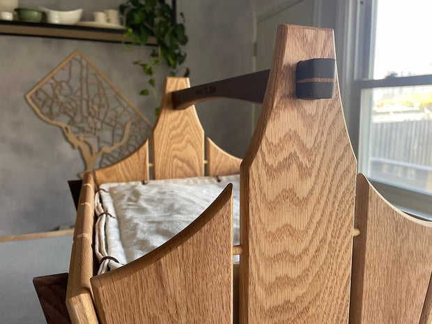 Multifunctional Solid Wood Picnic Basket