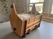 Multifunctional Solid Wood Picnic Basket