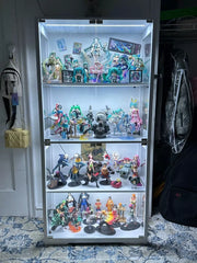 LED Display Cabinet with Motion Sensor and Glass Door