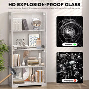 LED Display Cabinet with Motion Sensor and Glass Door